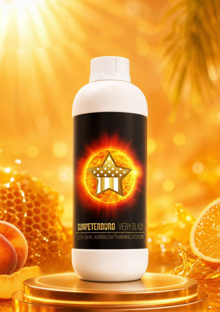 Лосьон премиум для моментального загара SUNPETERBURG VERY BLACK 22% super speed tan